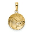 thumbnail image 3 of Finest Gold 14K Gold Polished Volleyball Pendant, 3 of 4