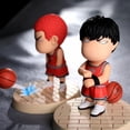 thumbnail image 2 of 10cm Q Version Anime Slam Dunk Figure Sakuragi Rukawa Akagi Haruko PVC Action Figure Collectible Model Toys Children Gift, 2 of 5