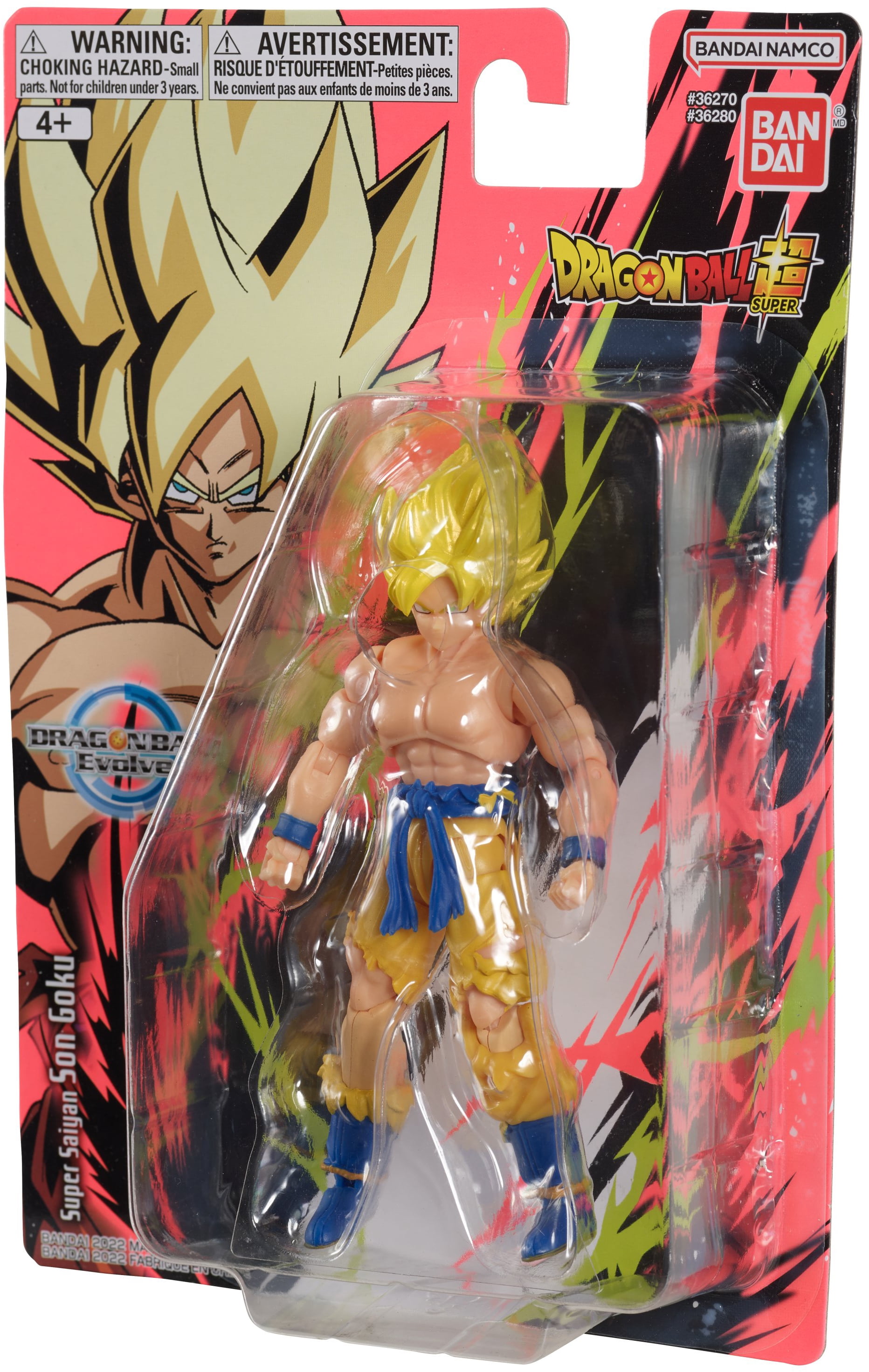 BANDAI Dragon Ball Z Real Works – Figurine Son Goku Super Saiyan (Boîte Abîmée)