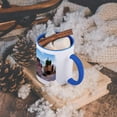 thumbnail image 5 of 3dRose, Lovers Arch, Bear Rock, Bay of Fundy, New Brunswick - CN04 MGL0001 - Miva Stock, 15oz Two-Tone Blue Mug, 5 of 7