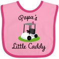 thumbnail image 3 of Inktastic Papa Little Golf Caddy Boys or Girls Baby Bib, 3 of 4