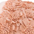 thumbnail image 2 of JWH Handmade 3D Aesthetic Decorative Peach Fuzz Floral Accent Pillow Cases 18x18inch, 2 of 7