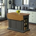 thumbnail image 4 of Homestyles Americana Wood Kitchen Island in Gray, 4 of 4