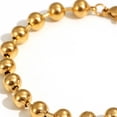 thumbnail image 4 of Stainless Steel Beaded With 6mm Or 8mm Beads For Women And Men Polished Design For Daily Wear, 4 of 9