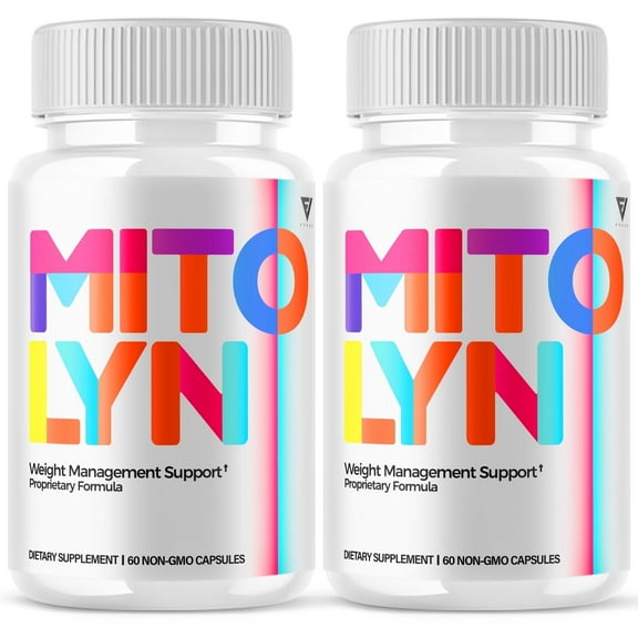 (2 Pack) Mitolyn Capsules, Mitolyn Maximum Strength Dietary Supplement for Overall Wellness and Health Support (120 Capsules)