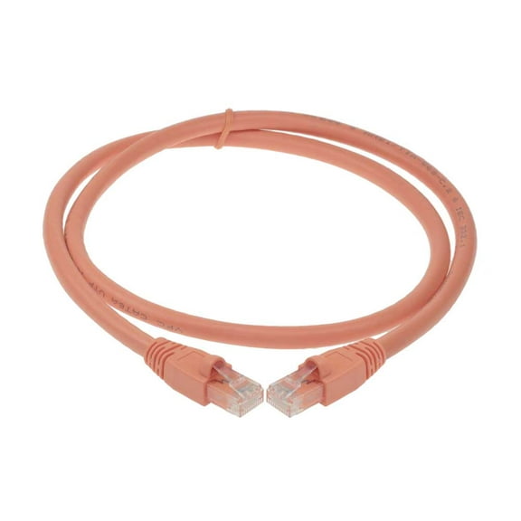 SF Cable Cat6A UTP Ethernet Cable, 7 feet - Orange