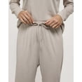 thumbnail image 5 of Real Essentials 3 Pack Women's Soft Cotton Long Sleeve Pajama Set with Pants - Lounge Sets for Women (Available In Plus), 5 of 6