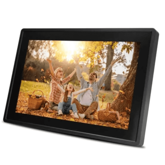 Minolta MNDPF101 10.1" IPS HD Touchscreen Smart Photo Frame with Frameo App, Black