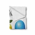 thumbnail image 2 of Fitness Soft Flannel Fleece Throw Blanket, Realistic Vivid Workout Items Burning Calories Weight Loss Athletic Motivation, Cozy Plush for Indoor and Outdoor Use, 70" x 90", Multicolor, by Ambesonne, 2 of 6