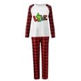 thumbnail image 2 of Pijamas navideños a juego Grinch - TKing Fashion 2024 Nuevos conjuntos de pijamas navideños familiares a juego Grinch, pijamas navideños navideños para parejas, adultos y niños, Mujer XL, 2 of 3