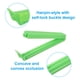 thumbnail image 4 of Clips de sellado de 3.5 pulgadas, paquete de 10, sellador de bolsa reutilizable de plástico para almacenamiento de alimentos, verde, 4 of 5