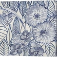 thumbnail image 4 of Indigo Leaves And Florals by Marietta Cohen Canvas Art Set of 2 14 inch X 14 inch Each, 4 of 4