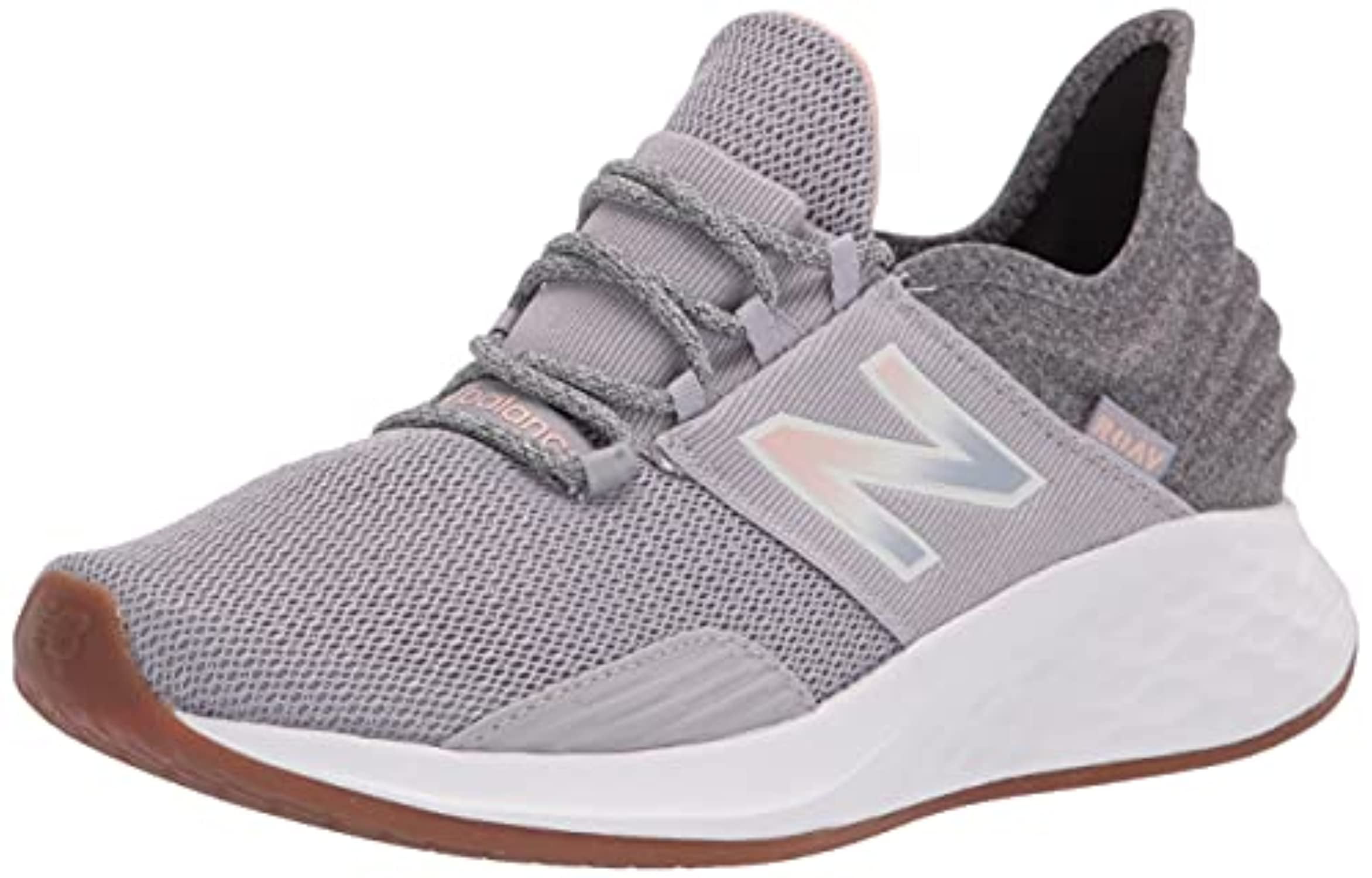 jamón esquina choque New Balance Women's Fresh Foam Roav V1 Running Shoe, Whisper Grey/Oyster  Pink, 7 - Walmart.com