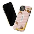 thumbnail image 3 of Pink Striped Cute Curious Monkey Phone Case, 1 Corinthians 16:14 Bible Verse Protective Cover for iPhone 17-11 All Models, 3 of 6