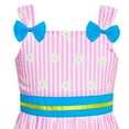 thumbnail image 4 of Girls Dress Easter Bunny Egg Hunt Tank Bow Tie 6 Years, 4 of 7