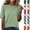 #02 Green, variant on Knit Tops for Women Crew Neck Short Sleeve Wool Blend Sweater Shirts Soft Business Casual Daily Wear Summer Dressy Blouses, #02 Light pink, XXL
