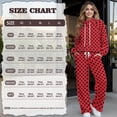 thumbnail image 6 of Garronmavis Polka Dot Sweat Set Sweatsuits Women 2 Piece Outfit Matching Sweat Sets for Women Joggers with Pockets Airport Sweatpants Jogger Pants, Size S, 6 of 6