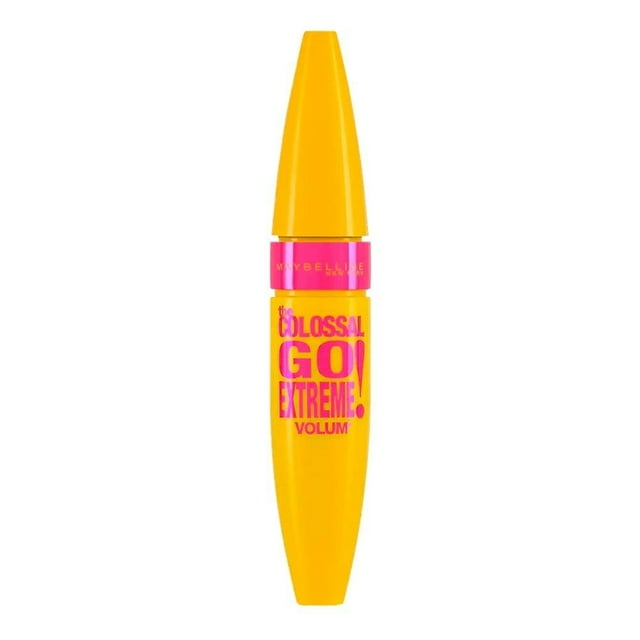 Máscara para pestañas Maybelline The Colossal go extreme! lavable negro intenso 9.5 ml