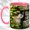 Pink, variant on Garden Cat Coffee Mug, Daisy Flower Mug, Ceramic 11 oz