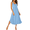 Light Blue, variant on Sleeveless Nightgowns for Women Long Night Gown Pleated Full Length Sleepwear Tank Sleep Dress Slit Dress