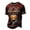 C67 Wine, variant on CONZONE Mens Halloween T-Shirts Letter Pumpkin Graphic Tees for Men Short Sleeve Crew Neck Fashion Tops