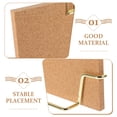 thumbnail image 6 of WHAMVOX  Bulletin Board for Classroom Notice Desk Corkboard Office White, 6 of 8