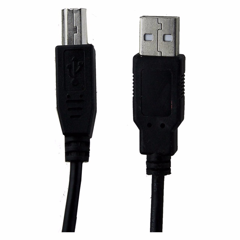 Universal A Male to B Male Printer Connection Cable Black Walmart