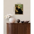 thumbnail image 6 of Drsoum Vintage Wall Art Classic Moody Elegant Woman Stands Reading a Book Victorian Wall Decor Kitchen Bathroom Office 11x14in Brown Framed, 6 of 7