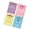 B, variant on Mahjong Table Guide Cards Set, 4 Double-Sided Tiles Shuffling Cards for Players and Beginners, Portable Gathering Aid