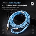 thumbnail image 3 of Cable Electrónico keephifi KBEAR 7030 Azul 3.5mm 2 Pines, 3 of 8