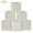 cream color, variant on RECUTMS 6Pack Collapsible Fabric Storage Cubes Organizer Baskets with Handles-Gray