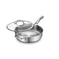 thumbnail image 1 of Juego de utensilios de cocina VocVoi Sartén de 6 litros con tapa y sartén de 30 cm, acero inoxidable, 1 of 6
