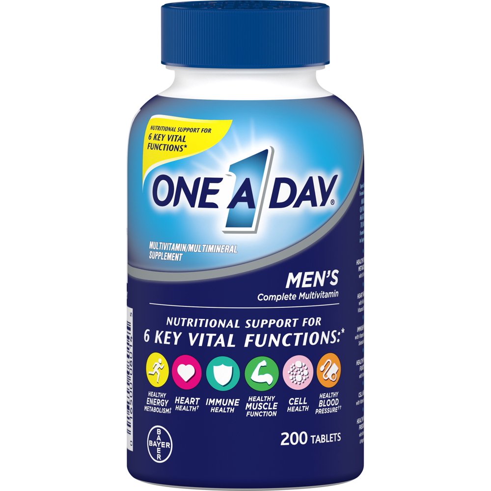 OneADay Men's Health Formula Tablets 200 Tablets (Pack of 2