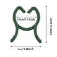 thumbnail image 3 of 100 Pcs Garden Clips for Supporting Flower, Vine, and Vegetable Stems - Dark Green Fixing Clips for Stalks and Grow Garden Tool Accessories (A+B), 3 of 7