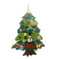 thumbnail image 4 of Árbol de Navidad de Fieltro con Luces LED - Decoración Colgante Navideña y de Año Nuevo 2021 - Juguetes de Regalo DIY para Niños - Hogar, 4 of 7