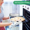 thumbnail image 2 of Yayeee Pot Holders Kitchen Heat Resistant with Pocket 7"x9.8" Cotton Oven Cooking Hot Pads, Forget Me Not, 2 of 7