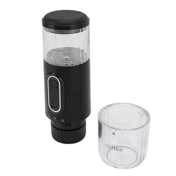 Portable Coffee Maker, Rechargeable Handheld Capsule Coffee Machine, Compatible with Ground Coffee & Capsules, 100ml, Stable Pressure, Type C Charging for Travel, Camping