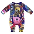 thumbnail image 2 of Kirby Baby Long Sleeve Footless, Infant Playsuit Romper Jumpsuits for Boys Girls, 2 of 8