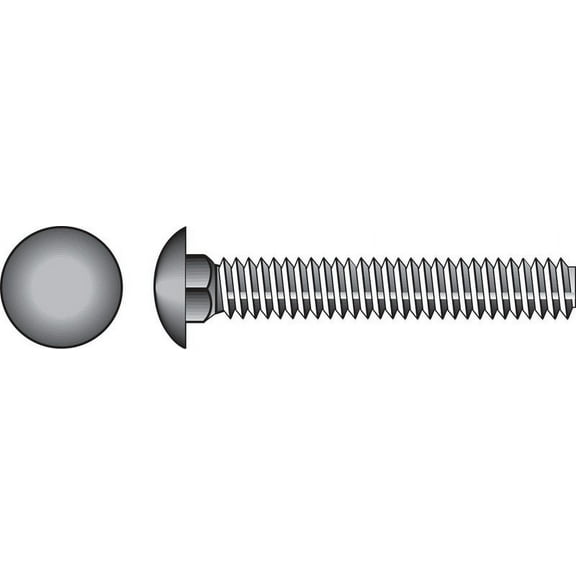 Hillman 1/4 in. Zinc-Plated Steel Carriage Bolt