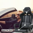 thumbnail image 4 of BestOffice Racing Style Gaming Chair with Adjustable Pillows and Reclining Backrest for Unisex Gamers(Black), 4 of 7