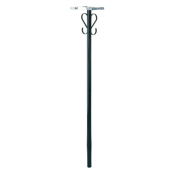 Gibraltar Mailboxes Premium Galvanized Steel Black, Mailbox Post, PBK00000