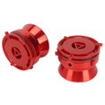 thumbnail image 2 of 1 Pair NAB Hub Adapters Professional Polished Aluminum Reel to Reel Tape Opener for Studer ReVox for Akai for Teac Red, 2 of 5
