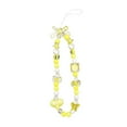 thumbnail image 1 of Cadena de teléfono móvil con cuentas de flores, correa de muñeca, funda Universal de moda portátil, cordón, decoración de cuerda, joyería Ropa, zapatos y accesorios Miscelánea Amarillo Minnieouse AP013832-05, 1 of 6