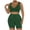 Army Green, variant on Women's Workout Sets 2 Piece Yoga Outfit High Waisted Biker Shorts Leggings Sports Bra Gym Fitness Clothes Tracksuit White S