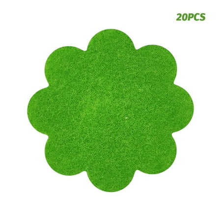 

20pcs Air Permeability Multi Sizes Watering Flower Pot Pad Polyester Soil