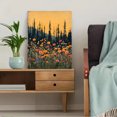 thumbnail image 5 of Qisvanset 12x16 Inch Framed Canvas Wall Art Woodland Wildflower Botanical Vintage Rustic Living Room Wall Art, 5 of 8