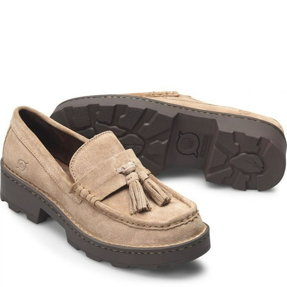 Born Capri Women's Shoes BR0050155 Taupe Suede Tan