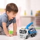 thumbnail image 1 of Tractor de juguete con remolque y luces, modelo a escala de coche, con sonido y luces. Juguete de simulación para niños. Vehículo de construcción plano, ideal para el transporte por carretera., 1 of 8