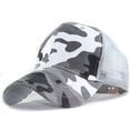 thumbnail image 3 of Gorra de entrenamiento militar para campamento de verano, gorra de béisbol deportiva con velcro y camuflaje, gorra táctica para exteriores, sombrero para el sol, 3 of 5