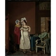 thumbnail image 2 of Jan Lodewijk Jonxis 20x24 Black Ornate Framed Double Matted Museum Art Print Titled: The Toilet (1830 - 1850), 2 of 5